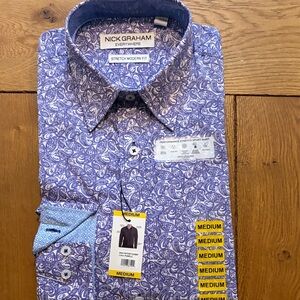 Men’s purple Nick Graham shirt